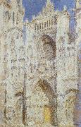 Claude Monet The sun of the main entrance of the Rouen Cathedral oil on canvas